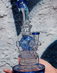 9" AFM Swiss Shower-Head Perc Glass Dab Rig