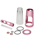 ONGROK Portable Glass Aluminum Bubbler Pipe