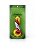 Vibrant  Linework Twist Spoon Pipe