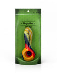 Vibrant  Linework Twist Spoon Pipe