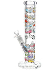 Pulsar Design Series Straight Tube Glass Water Pipe | 12" | 14mm F