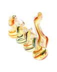 Glass Quadruple-Chamber Sherlock Bubbler “Quad Stack” – Large – Assorted Colors