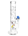 Pulsar Skate or Die Straight Tube Glass Water Pipe - 12.5" / 14mm F