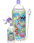 Pulsar Graffiti Series Spray Paint Glass Water Pipe Set / 7.5" / 14mm F