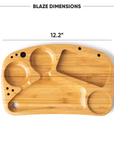 BLAZE Wooden stash Rolling Tray