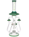 Pulsar Far-Out Visitors Recycler Glass Water Pipe | 17.25" | 19mm F