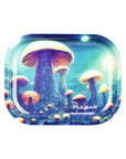 Pulsar Mini Metal Rolling Tray - Planet Fungi / 7"x5.5"