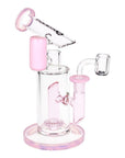 Pulsar Bicolor Fractured Tower Glass Dab Rig | 8" | 14mm F