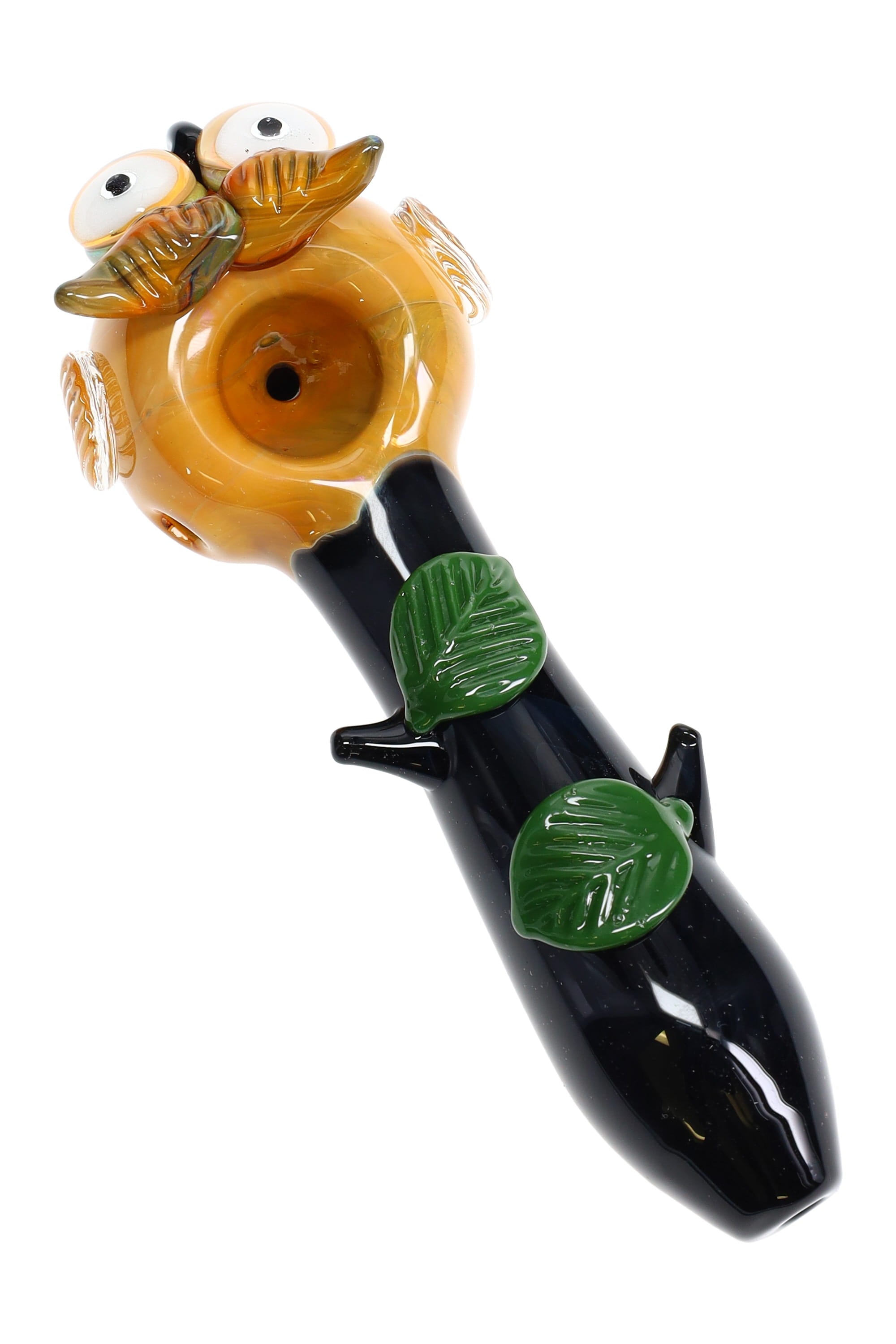 Empire Glassworks “Owl” Glass Hand Pipe – 4½″ – US-Made