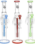 Pulsar Deep Pocket Tube Recycler Water Pipe | 16" | 14mm F