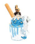 Empire Glassworks “Cookie Monster Sundae” Glass Nano Rig – 8″ – US-Made