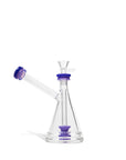 7 Inch Milky Colored Water Pipe with Sidearm Mouthpiece