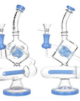 Pulsar Inception Cube Water Pipe- 10.5"/14mm F/Colors Vary
