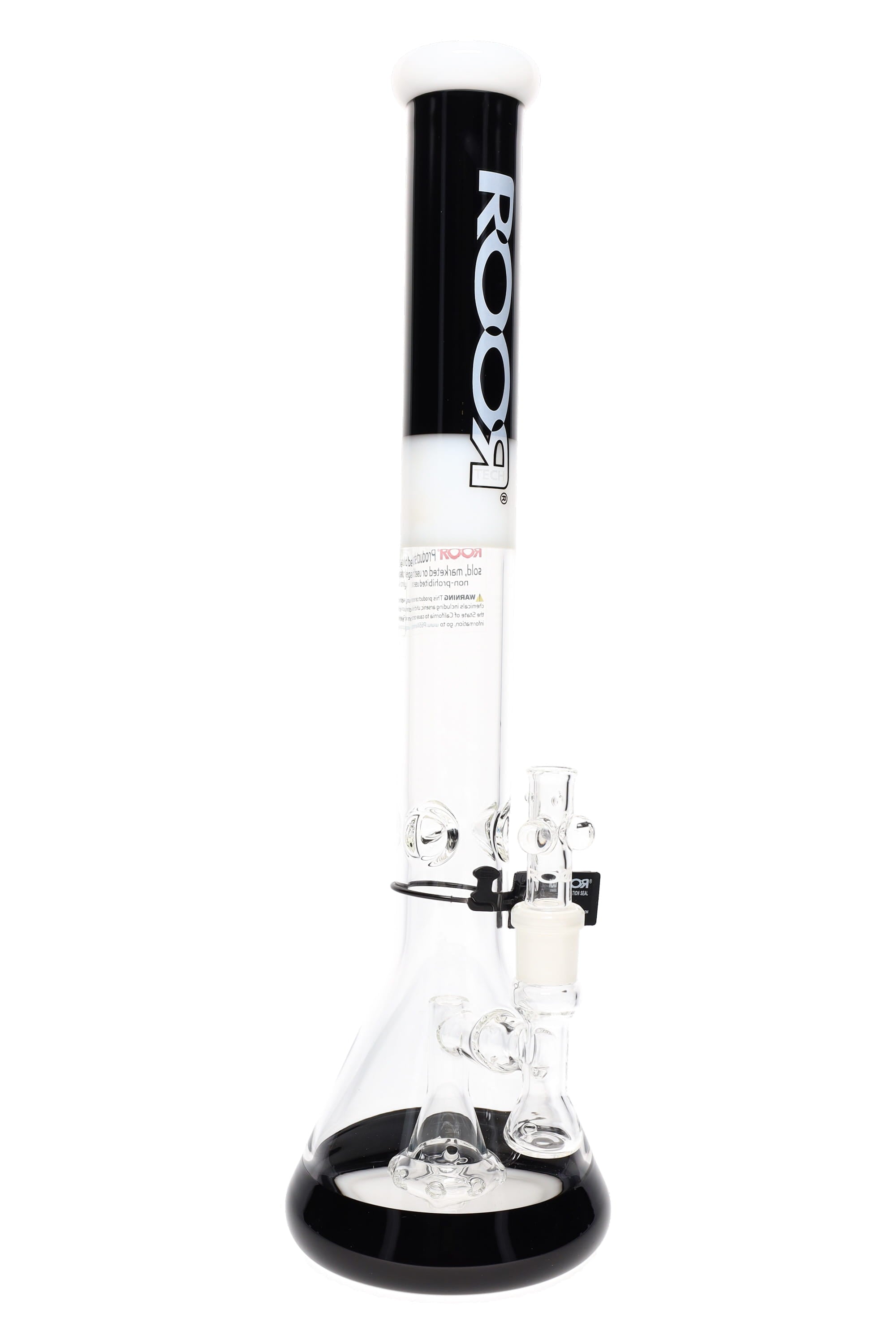 ROOR Tech 18″ Multicolor Beaker Bong with Showerhead Perc – 5 mm Thick