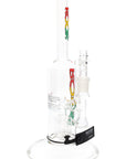 ROOR Tech Stemless Straight Tube Bong – Barrel Perc – 12″ – Clear
