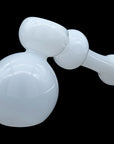 "Ivory Hammer" Glass Hammer Bubbler Pipe