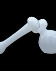 "Ivory Sidecar" Glass Sidecar Bubbler Pipe