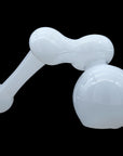 "Ivory Sidecar" Glass Sidecar Bubbler Pipe