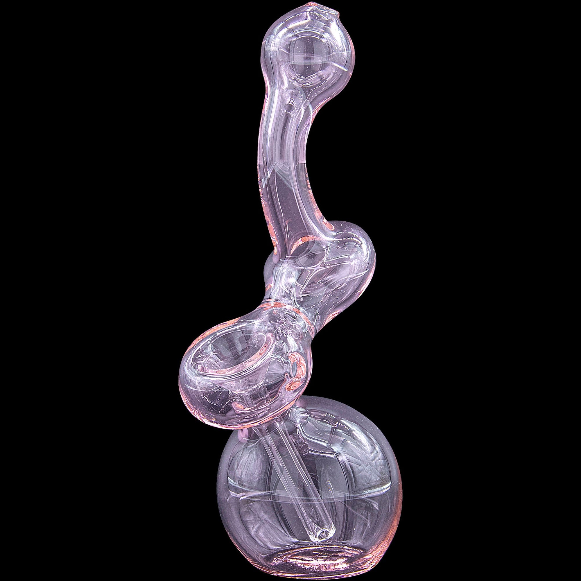 "Sherbub" Glass Sherlock Bubbler Pipe (Various Colors)