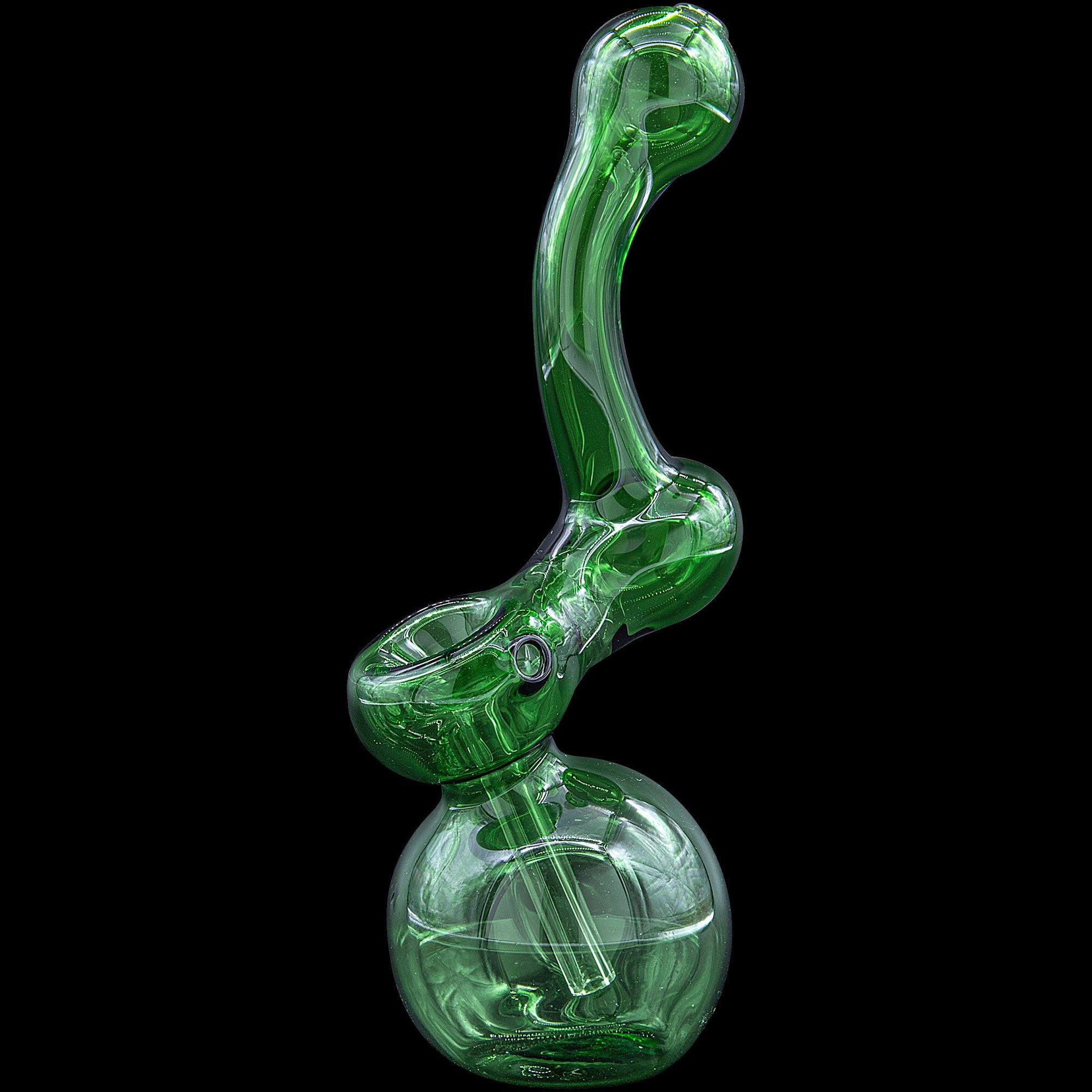 "Sherbub" Glass Sherlock Bubbler Pipe (Various Colors)