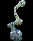 "Bubble Lock" Color Raked Sherlock Bubbler Pipe