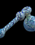 "Full Rake" Fumed Hammer Bubbler Pipe (Various Colors)