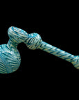 "Full Rake" Fumed Hammer Bubbler Pipe (Various Colors)