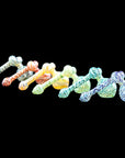 "Colored Sidecar" Fumed Sidecar Bubbler Pipe (Various Colors)