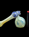 "Raked Sidecar" Fumed Sidecar Bubbler Pipe (Various Colors)