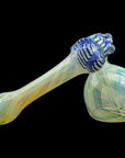 "Raked Sidecar" Fumed Sidecar Bubbler Pipe (Various Colors)