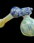 "Raked Sidecar" Fumed Sidecar Bubbler Pipe (Various Colors)