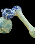 "Raked Sidecar" Fumed Sidecar Bubbler Pipe (Various Colors)