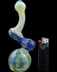 "Rake Bubb" Fumed Sherlock Bubbler Pipe (Various Colors)