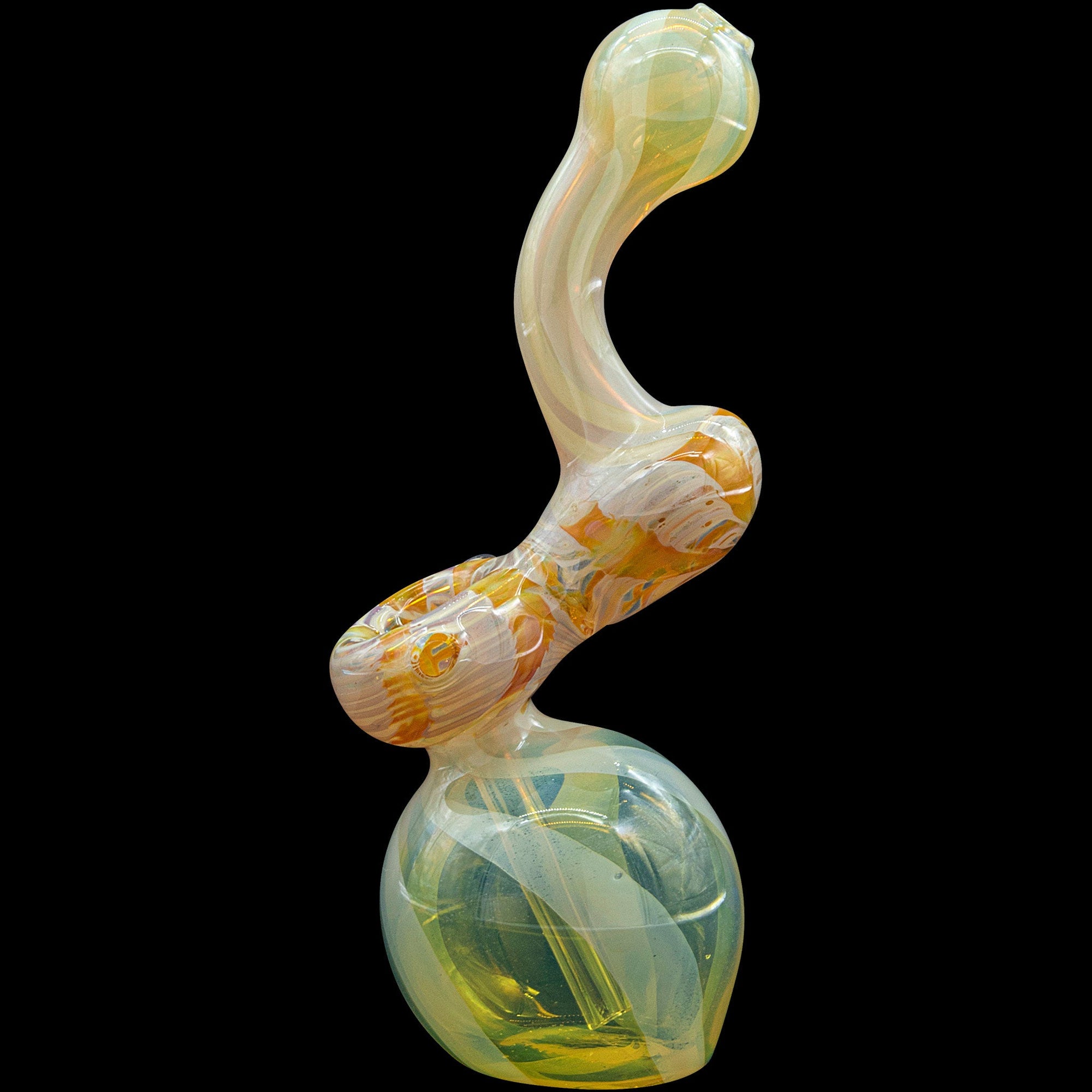 "Rake Bubb" Fumed Sherlock Bubbler Pipe (Various Colors)