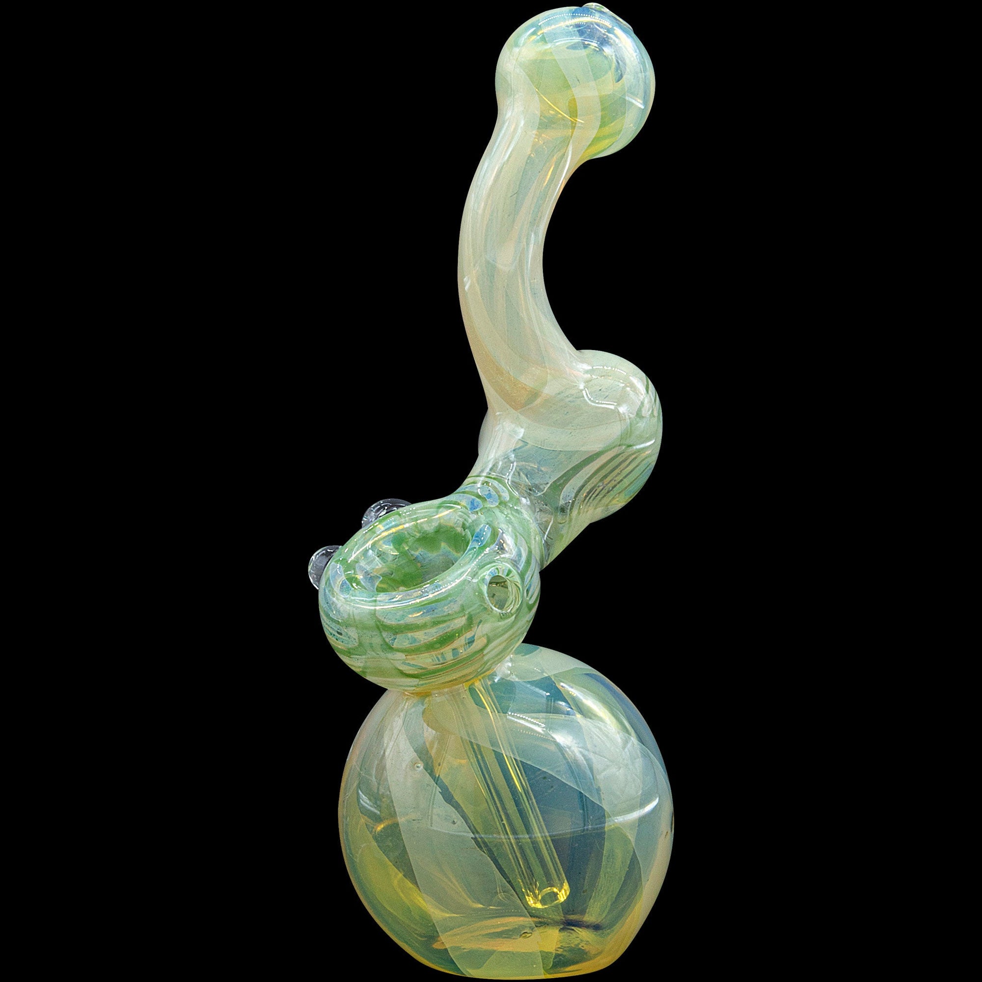 "Rake Bubb" Fumed Sherlock Bubbler Pipe (Various Colors)