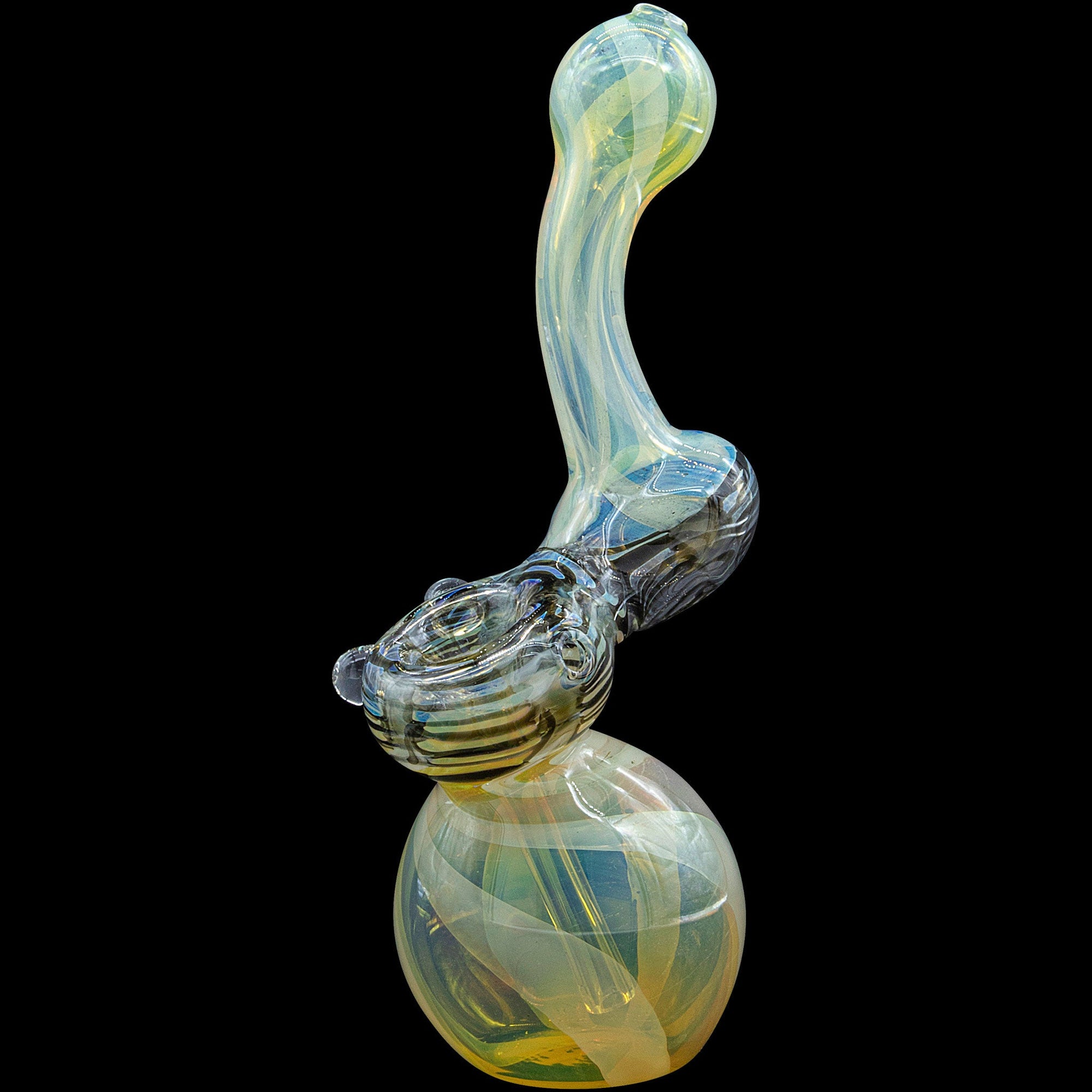 "Rake Bubb" Fumed Sherlock Bubbler Pipe (Various Colors)