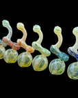 "Rake Bubb" Fumed Sherlock Bubbler Pipe (Various Colors)