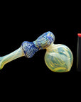 "Raked Hammer" Fumed Hammer Bubbler Pipe (Various Colors)