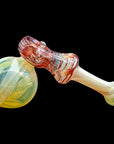 "Raked Hammer" Fumed Hammer Bubbler Pipe (Various Colors)