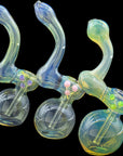"Silver Sherlock" Fumed Sherlock Bubbler Pipe (Various Colors)