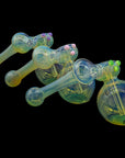 "Silver Sidecar" Fumed Hammer Sidecar Pipe (Various Colors)