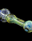 "Painted Warrior Spoon" Glass Pipe