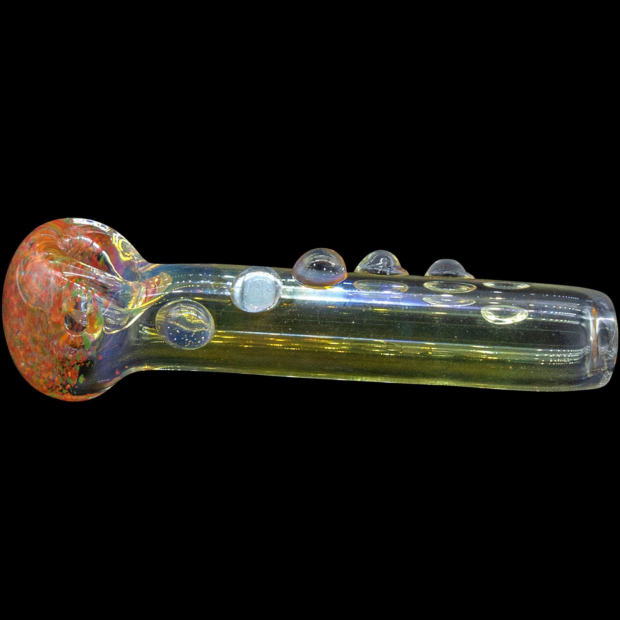 "Razorback" Silver Fumed Mini Spoon (Various Colors)