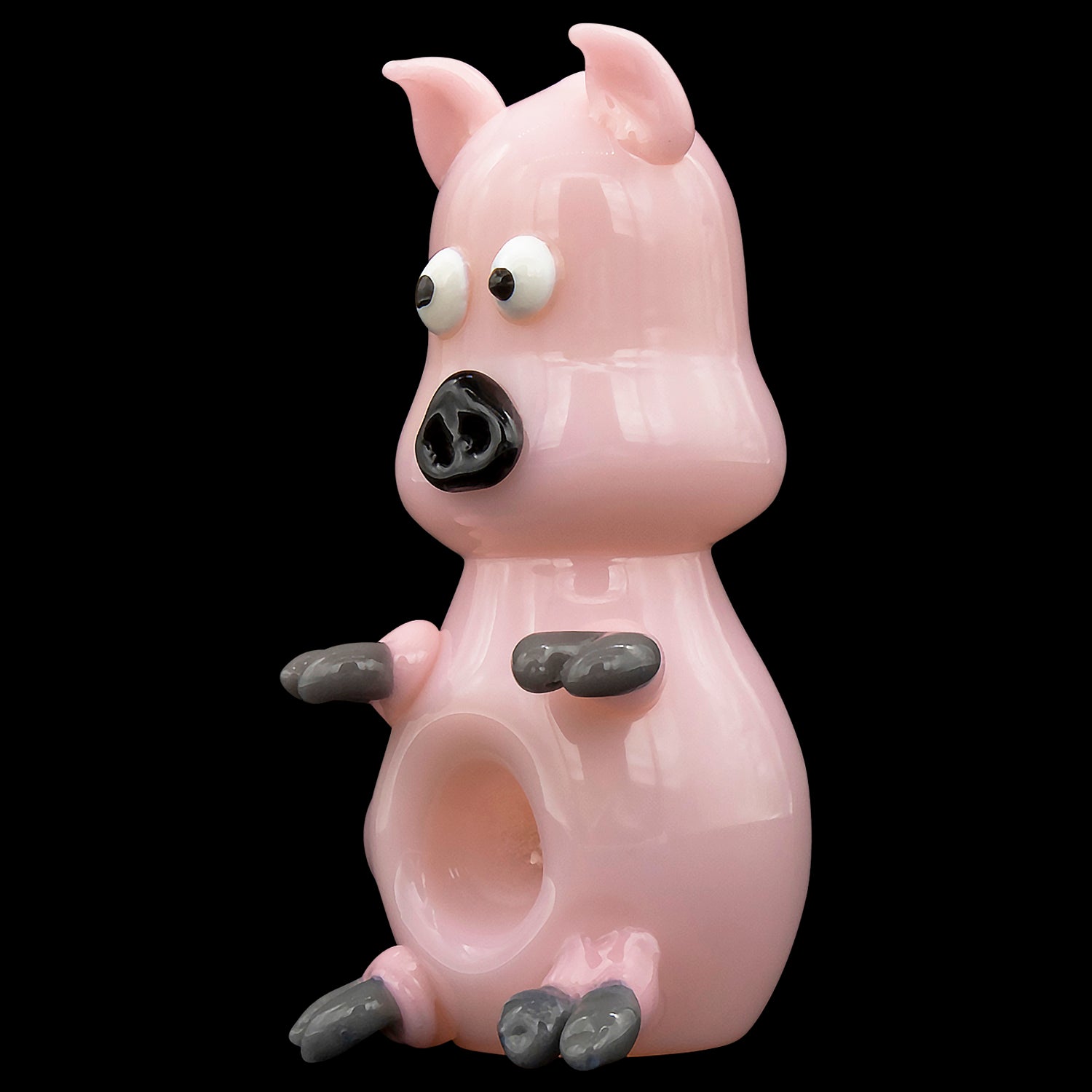 "Little Piggy" Hand Pipe in Tan or Pink