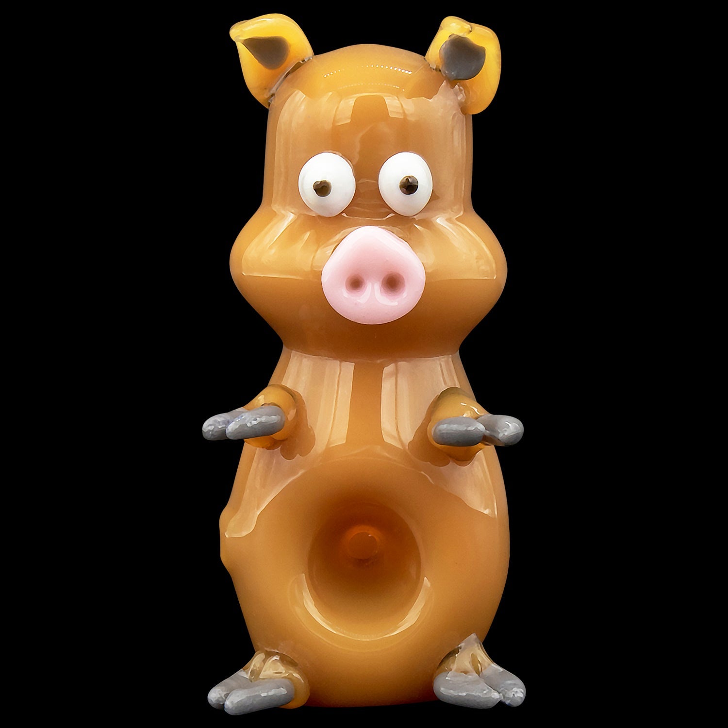"Little Piggy" Hand Pipe in Tan or Pink