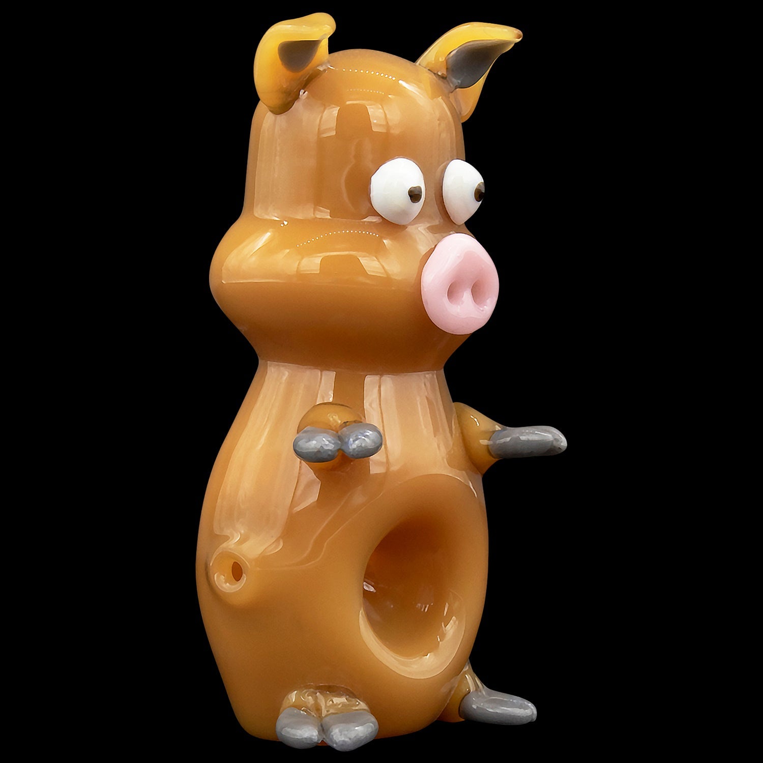"Little Piggy" Hand Pipe in Tan or Pink