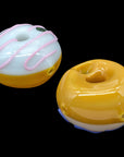 "Frosted Donut" Glass Pipe