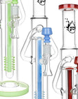 Pulsar Deep Pocket Tube Recycler Water Pipe | 16" | 14mm F