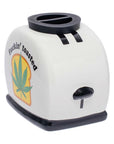 LARGE TOASTED CERAMIC STASH JAR
