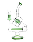 Pulsar Inception Cube Water Pipe- 10.5"/14mm F/Colors Vary